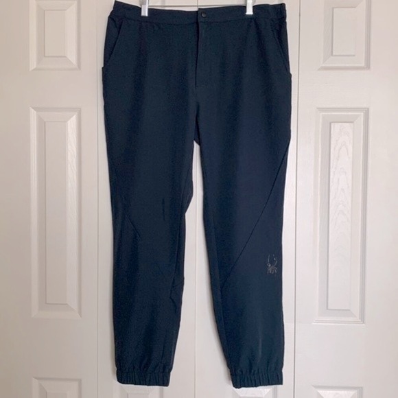 Spyder Men’s Navy Athletic Jogger Pants Sz XL - Picture 1 of 10